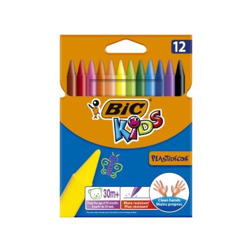 BIC Маслени пастели Plastidecor 12 цвята