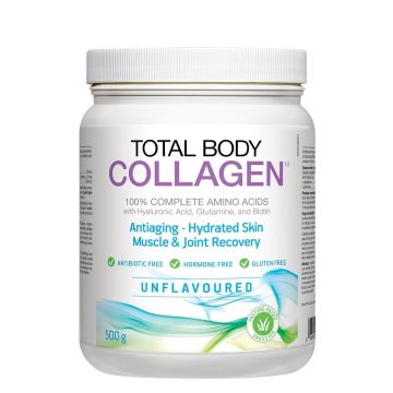 Natural Factors Total Body Collagen Хидролизиран говежди колаген, с хиалуронова киселина, глутамин и биотин 500 гр