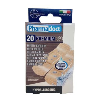 Pharmadoct Premium Водоустойчив антисептичен пластир х 20 броя