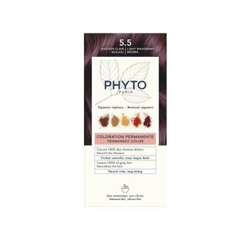 Phyto Phytocolor Безамонячна боя за коса 5.5 Светло Махаганово Кестеняв