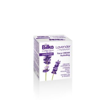 Bilka Lavender & Hyaluron Face Cream Хидратиращ крем за лице 40 мл