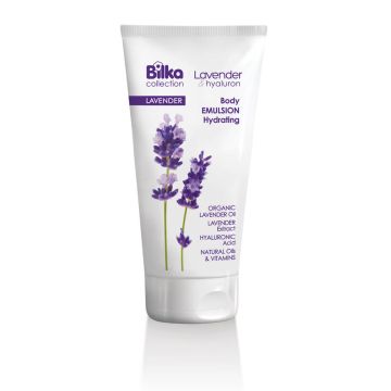 Bilka Lavender & Hyaluron Body Emulsion Хидратираща емулсия за тяло 200 мл