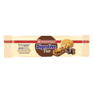 Papadopoulos Digestive Бар с млечен шоколад и бисквита 28 г