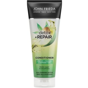 John Frieda Detox & Repair Интензивно подхранващ балсам за суха и увредена коса 250 мл