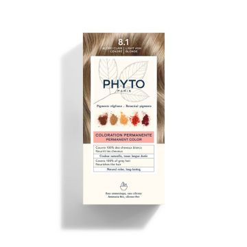Phyto Phytocolor Безамонячна боя за коса 8.1 Светло Пепелно Русо