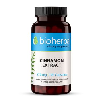 Bioherba Канела Екстракт 270 мг х 100 капсули 