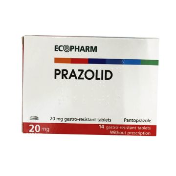 Prazolid 20 мг х14 таблетки Ecopharm