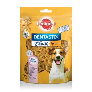 Pedigree Dentastix Chewy Chunx Dual Clean 68 гр Награда за кучета от 5 до 15 кг 