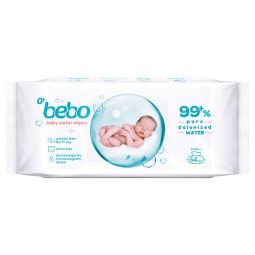 Bebo Влажни кърпички за новородено х 64 бр