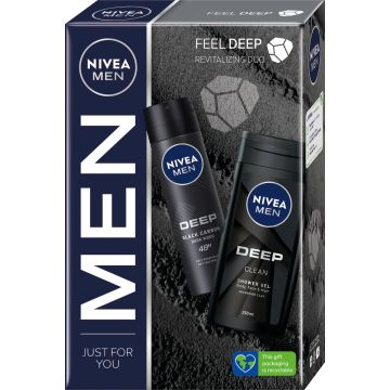 Nivea Feel Deep Подаръчен комплект за мъже