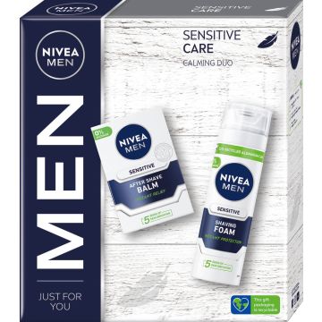 Nivea Sensitive Care Calming Duo Подаръчен комплект за мъже
