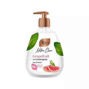 Teo Nature Elixir Pink Grapefruit and Lemongrass Liquid Soap Течен сапун с аромат на Грейпфрут и лимонова трева 300 мл