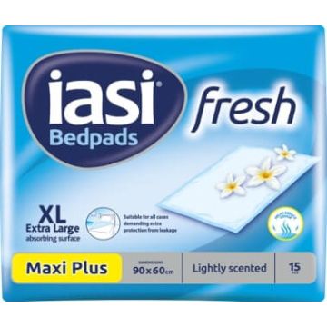 IASI Fresh Абсорбиращи чаршафи XL 60/90 см 15 бр
