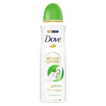 Dove Advanced Care Go Fresh Cucumber & Green Tea Дезодорант спрей против изпотяване за жени 200 мл