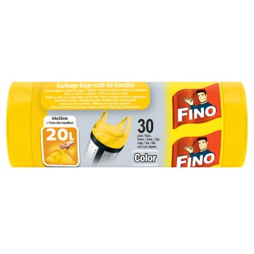 Fino Smart Handles Color Цветни торби за смет 20 л 30 бр