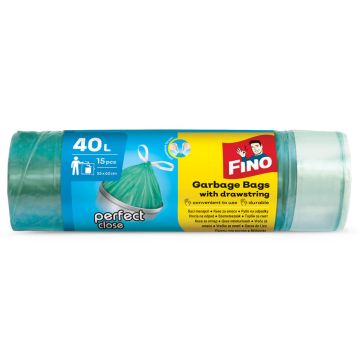 Fino Perfect Close Торби за смет с връзки 40 л 15 бр.