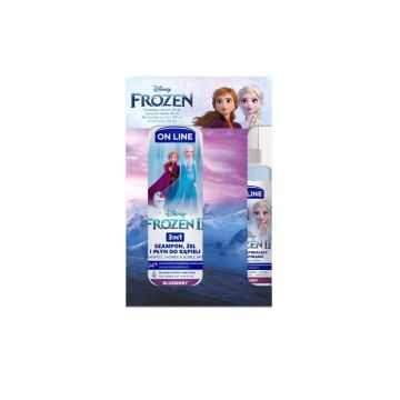 Disney Frozen Шампоан, душ-гел и пяна за ваня 3в1 400 мл + Спрей за разресване на коса 200 мл Комплект