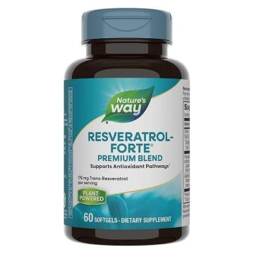 Nature's Way Resveratrol Forte Ресвератрол форте х 60 софтгел капсули