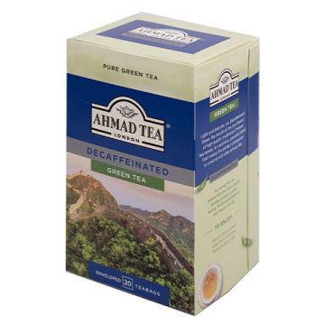  Ahmad Tea Безкофеинов чист зелен чай х 20 пакета във фолио