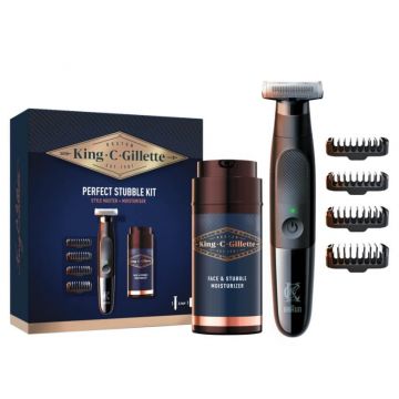 Gillette King C Style Master Тример + Gillette King Балсам за брада за мъже 100 мл Комплект