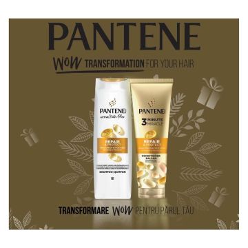 Pantene Repair & Protect Шампоан за слаба и увредена коса 360 мл + Pantene Repair & Protect Серум за слаба и увредена коса 200 мл Комплект