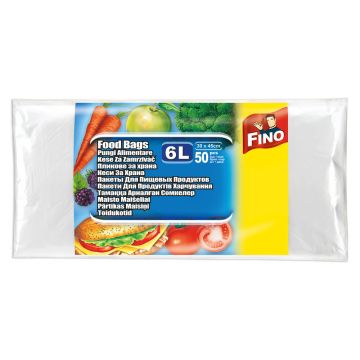 Fino Пликове за храна 6 л 30 x 45 см 50 бр