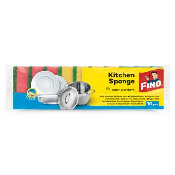 Fino Цветни кухненски гъби 10 бр