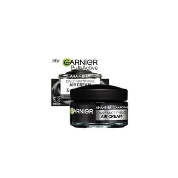 Garnier Pure Active Charcoal Air Матиращ гел-крем срещу несъвършенства 50 мл
