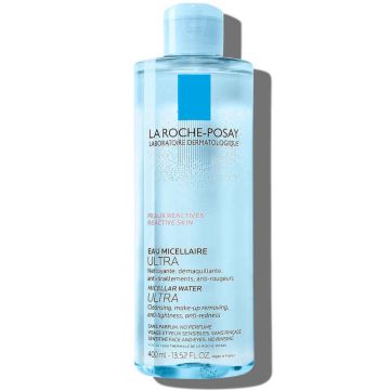 La Roche-Posay Ultra Мицеларна вода за лице за реактивна кожа 400 мл