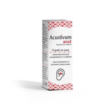 NaturProdukt Acut Спрей за уши за облекчаване на болка, зачервяване и сърбеж 20 мл