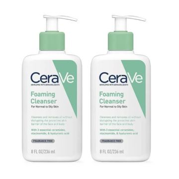 CeraVe DUO Пенлив измиващ гел за нормална към смесена кожа 