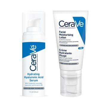 CeraVe Овлажняващ протокол за грижа за лицето с хиалуронова киселина Комплект