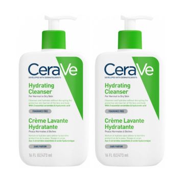 CeraVe Hydrating Cleanser Duo За почистване на нормална до суха кожа