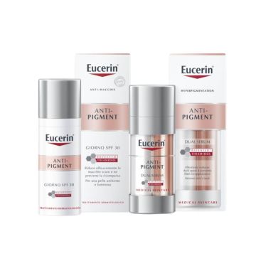 Eucerin Anti-Pigment Дневен крем за лице SPF30 50 мл + Eucerin Anti-Pigment Серум с двойно действие 30 мл Комплект