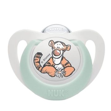 Nuk Soothers Bear Залъгалка силикон Мече 6-18М