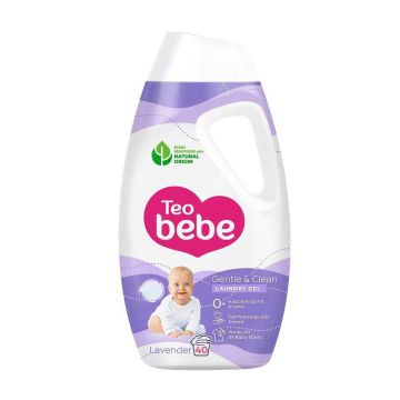 Тео Bebe Gentle & Clean Lavender Течен перилен препарат с лавандула 1,8 л
