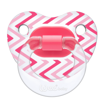 WEE BABY Ортодонтична зaлъгалка прозрачна 0-6M