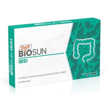 Биосън IBSI при коремен дискомфорт и газове х 30 капсули Sun Wave Pharma