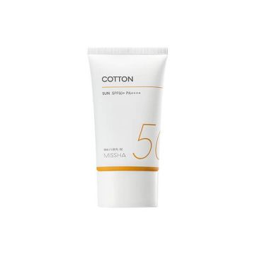  Missha Cotton Sun Слънцезащитен крем за лице SPF50+ 50 мл