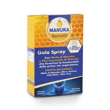 Manuka Benefit Спрей за гърло с мед от Манука х20 мл 