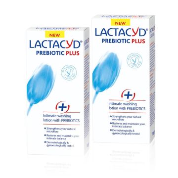 Lactacyd Prebiotic Plus Измиващ интимен лосион с пребиотик 2 х 200 мл Комплект