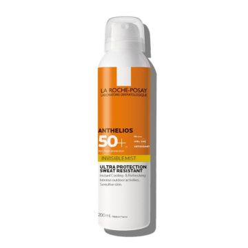La Roche-Posay Anthelios Невидим слънцезащитен спрей за лице и тяло SPF50+ 200 мл