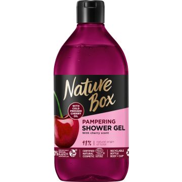 Nature Box Cherry Oil Натурален душ гел с вишна 385 мл