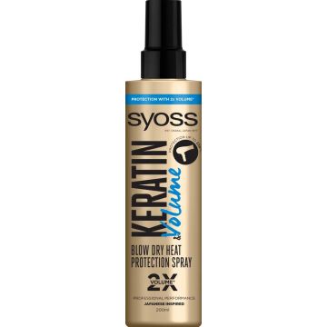 Syoss Keratin Volume Спрей за обем и топлинна защита 200 мл