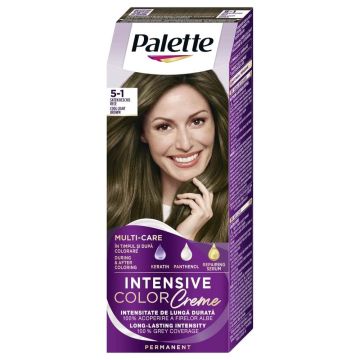 Palette Intensive Color Creme Дълготрайна крем-боя за коса 5-1 Cool Light Bronw