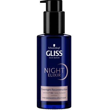 Gliss Night Elixir Нощен обновяващ еликсир 100 мл 