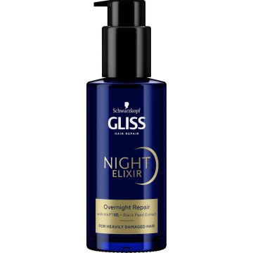 Gliss Night Elixir Нощен възстановяващ еликсир за много увредена коса 100 мл