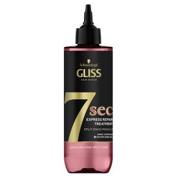 Gliss 7sec Express Repair Treatment Експресна маска за увредена и цъфтяща коса 200 мл