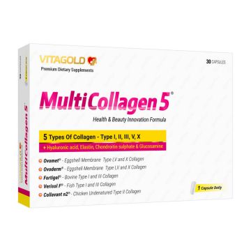 Мултиколаген 5 х 30 капсули Vitagold