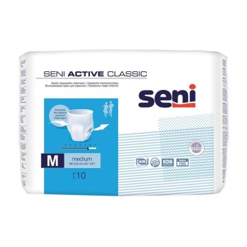 Seni Active Classic Гащи за възрастни размер M х 10 бр